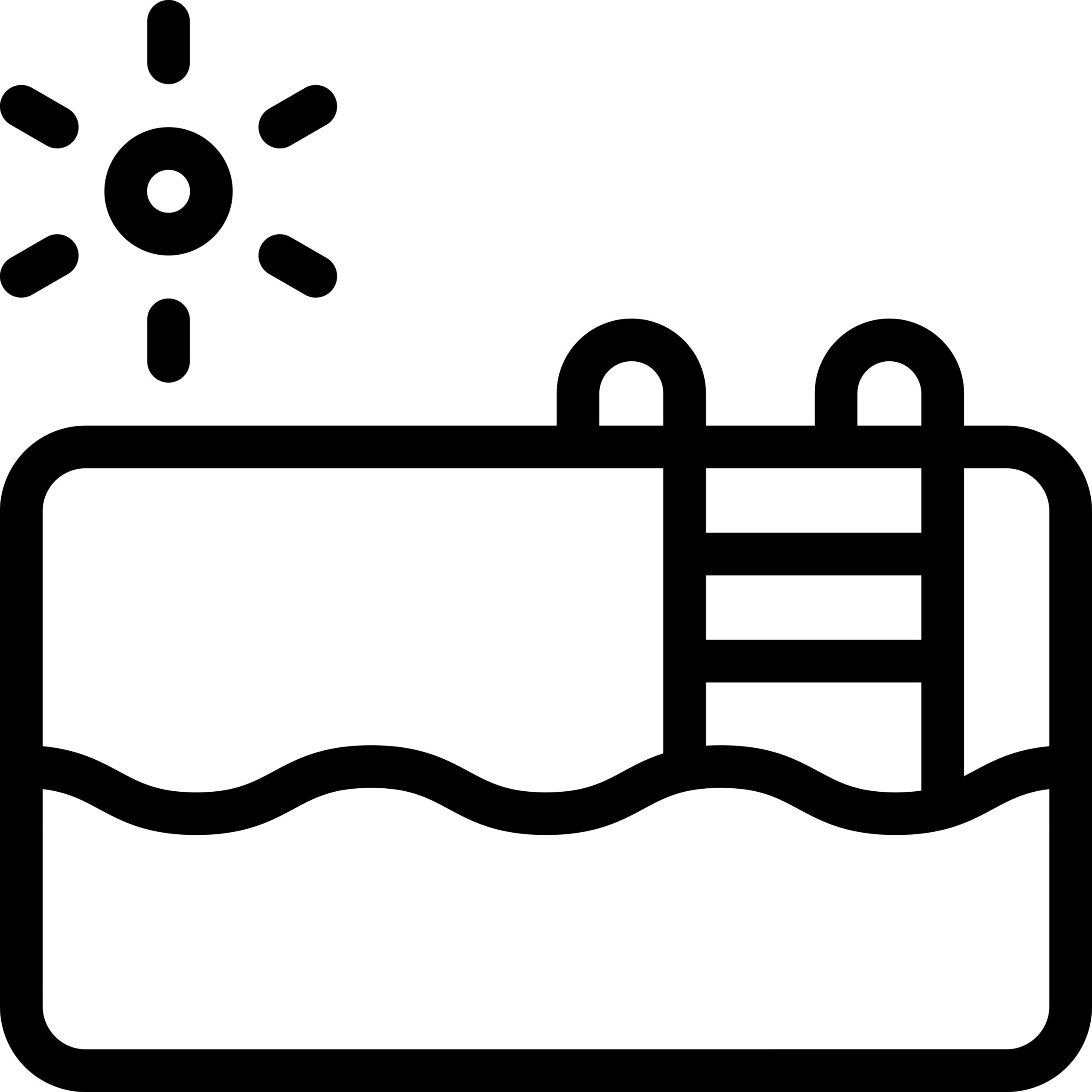 Swimming pool Icon - Vector Graphic Design
